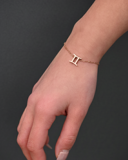 дамска зодиакална гривна Близнаци