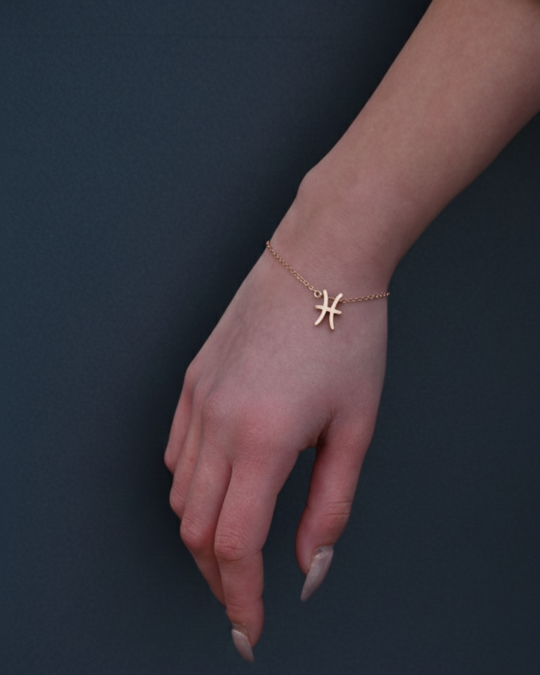 дамска зодиакална гривна Риби