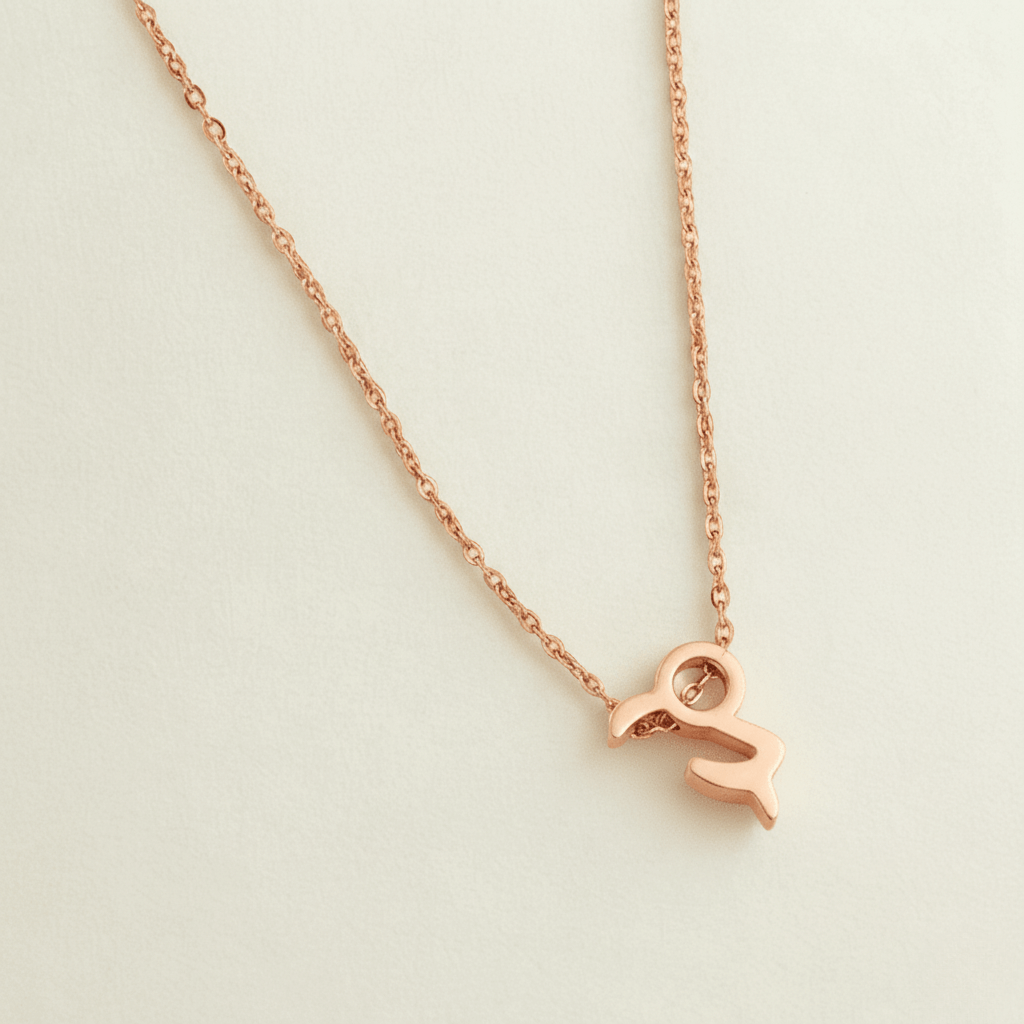 Зодиакално колие Козирог със символ на зодията