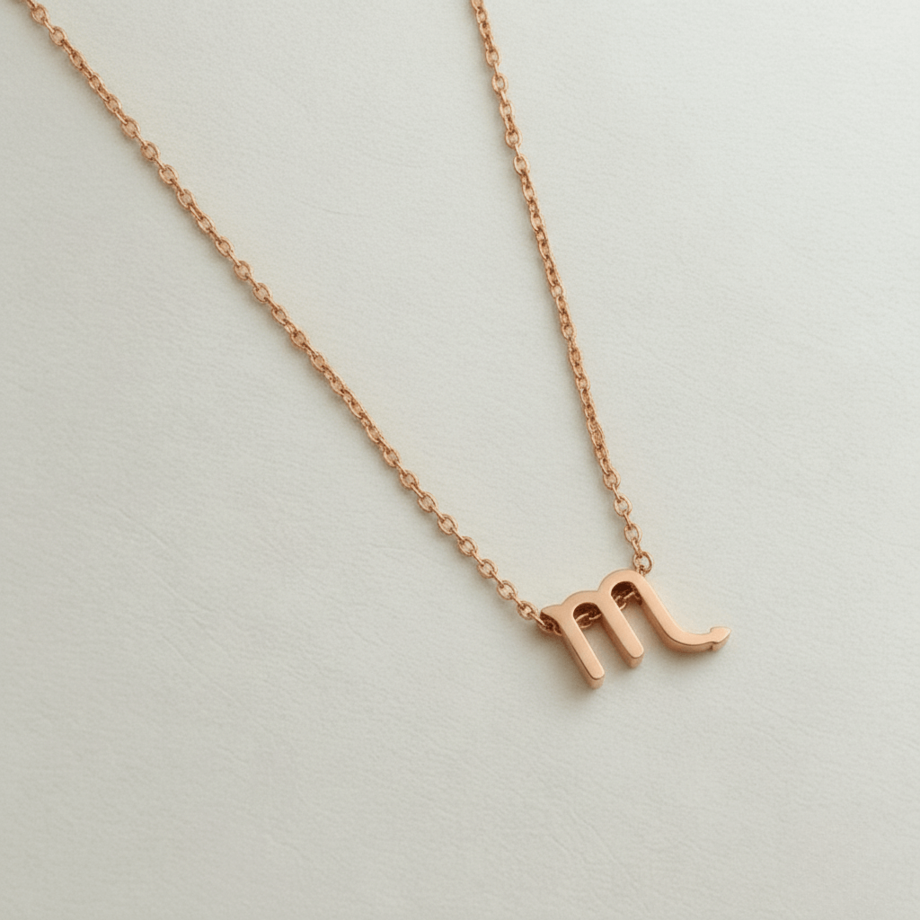 Зодиакално колие Скорпион със символ на зодията